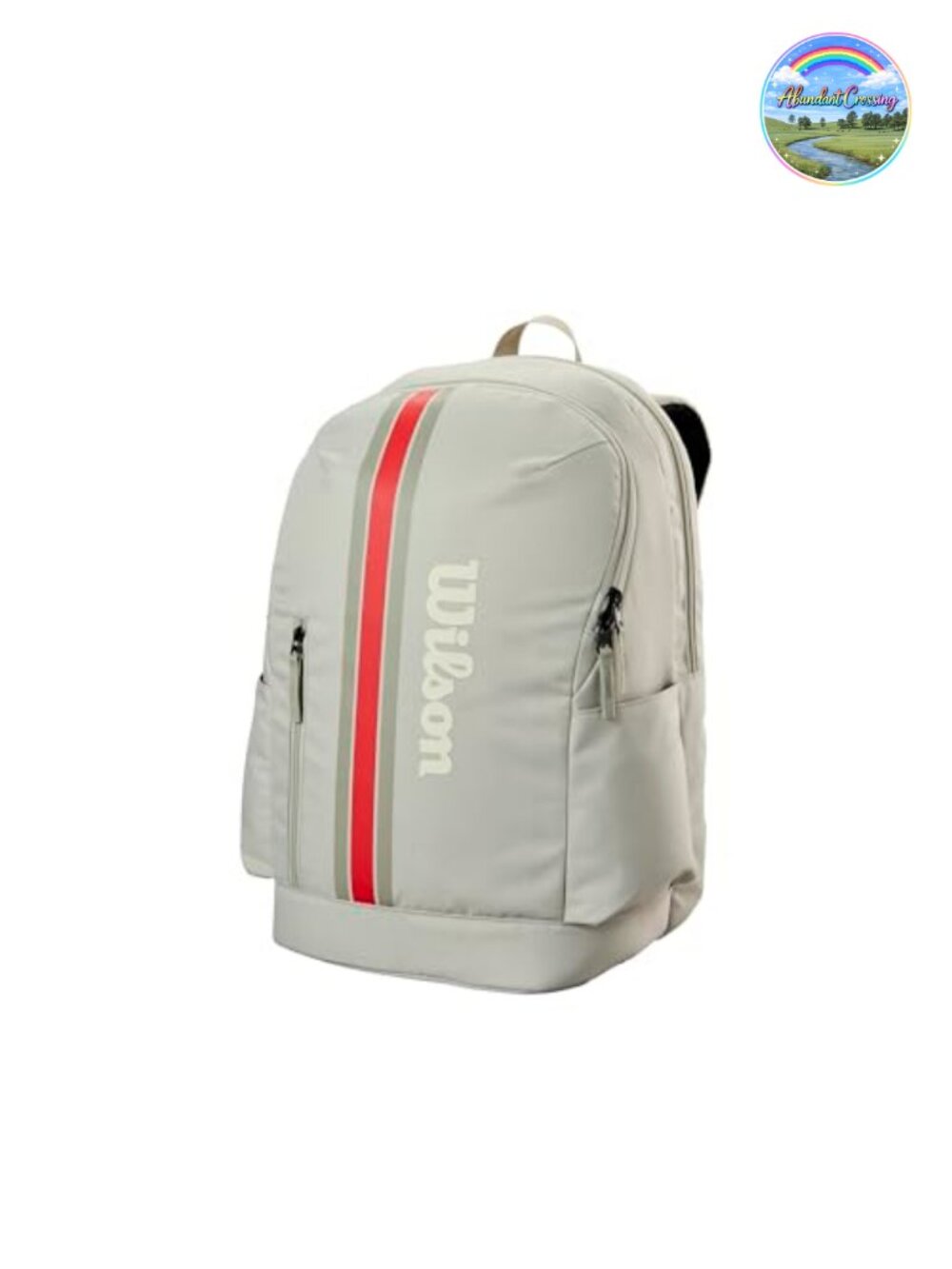 Tennis Racket Backpack Holds 2 Rackets Polyester Adjustable Straps - Picture 2 of 6